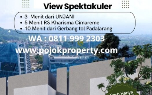 Jual Rumah 300 Jt-an Dekat Unjani Cimahi, View Gunung Burangrang dan Kereta Cepat